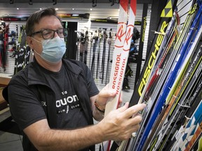 "People have been coming into our stores and grabbing cross-country skis,” says Daniel Beauport, owner of Boutique Courir. " It's incredible. I've never seen this."