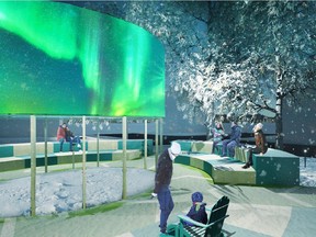 The city has announced plans to build 25 "winter stations" to entice residents outdoors.