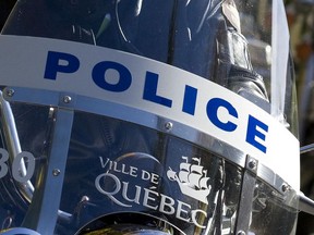 A Quebec City police motorcycle.