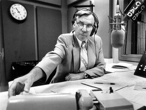 Neil McKenty in July 1993: The CJAD broadcaster was one of the city's most successful radio hosts.