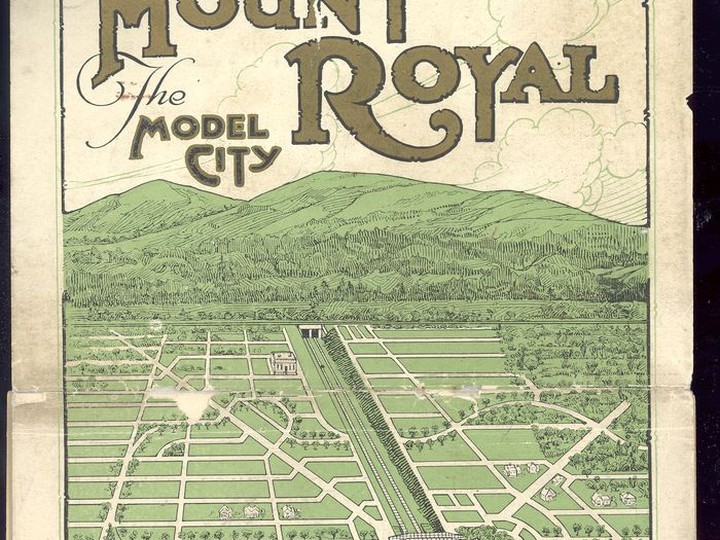  The design of Town of Mount Royal, incorporated in 1912, was influenced by the ideas of pioneer urban planner Ebenezer Howard. Illustration courtesy Town of Mount Royal.