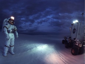 An image from Montreal virtual reality team Felix & Paul's Space Voyagers: A New Dawn.
