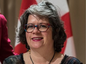 “I made this decision because I am at odds with the values and behaviours of the mayor of Montreal,” says Christine Gosselin, seen in a file photo.