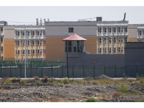 This photo taken on June 2, 2019 shows buildings at the Artux City Vocational Skills Education Training Service Center, believed to be a re-education camp where mostly Muslim ethnic minorities are detained, north of Kashgar in China's northwestern Xinjiang region. As many as one million ethnic Uyghurs and other mostly Muslim minorities are held in a network of internment or concentration camps.