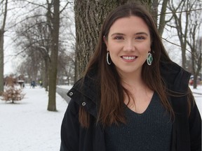 Brielle Chanae Thorsen, 22, the 2020 recipient of the $30,000 Order of the White Rose scholarship awarded by Polytechnique Montréal, in Kingston Dec. 2, 2020.