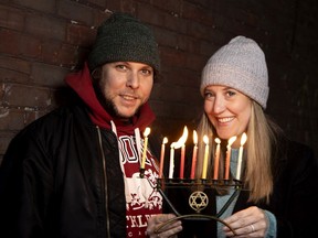 “Mostly, this year has taught me that light can exist, even in the dark,” says Gillian Sonin. She and Dan Moscovitch are preparing for a different kind of Hanukkah this year – one in which their annual party will be replaced by a Zoom event.