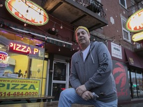 "Five hours later and $500 later, I had to fix my door and clean up,” says Joseph Benezra, owner of Pizza Prima on Sherbrooke St. W. "I have no clue why it happened. I guess somebody got angry last night.”