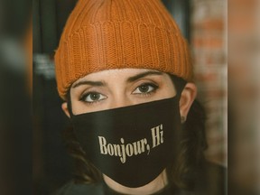 Tegan and Sara are selling 'Bonjour, Hi' masks to support Montreal organizations.