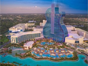 The Guitar Hotel is part of a $1.5-billion expansion at the  Seminole Hard Rock Hotel and Casino Hollywood, a mammoth entertainment, gambling and hospitality complex.