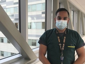 “You are always looking, first and foremost, at caring for a patient," said McGill University Health Centre nurse Naveed Hussain.