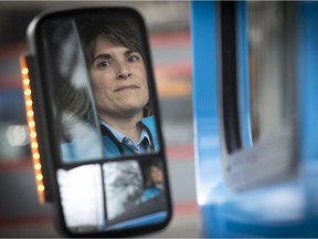 Johanne Benson has been driving STM buses 16 years. "The contact we had with the public before the pandemic isn't there," she says.