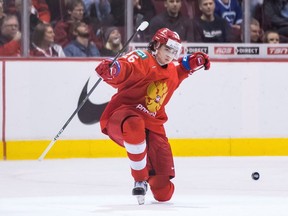 The Canadiens selected Alexander Romanov in the second round (38th overall) of the 2018 NHL Draft. He had no goals and seven assists in 43 games last season with CSKA Moscow in the KHL.