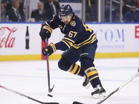 Buffalo Sabres forward Michael Frolik during game against the Columbus Blue Jackets, on Feb. 1, 2020, in Buffalo.