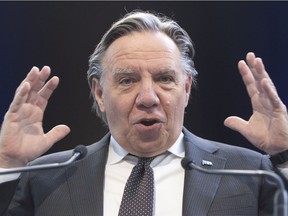 "It was a lot of uncertainty," Premier François Legault said when asked about the year that was. "I can tell you, especially in the first few months, we didn't know where it would go."