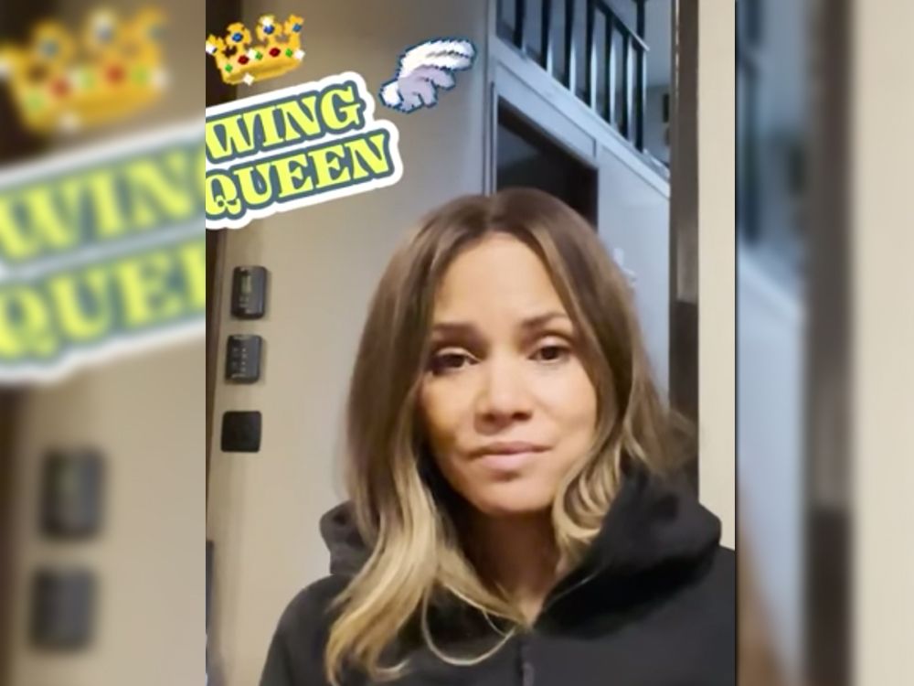 I'm the best connoisseur of hot wings in Montreal right now,' Halle Berry  declares