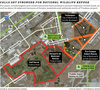 MAP: Green spaces in Technoparc north of Trudeau airport