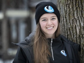 "I had difficulties in the past with academics," says swimmer Marie-Lou Lapointe from the Carabins swim club. "This is pretty huge. I worked hard and I'm very proud to be in the top eight."