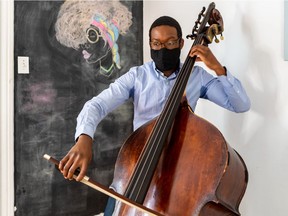 “There are a lot of young Black students who might want to pursue classical music, and because they don’t see a role model, someone who looks like them, they don’t see the possibilities,” says double bassist Brandyn Lewis, a substitute player with the OSM.