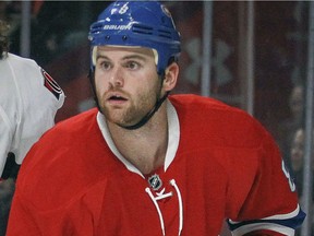 Montreal Canadiens’ Zack Kassian waits for a pass during National Hockey League preseason game against the Ottawa Senators in Montreal Thursday Oct. 1, 2015.