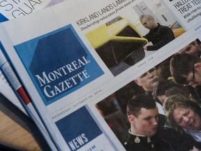 Montreal Gazette newspaper.