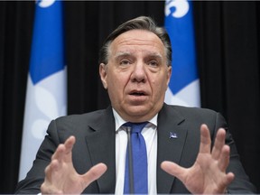 Quebec Premier François Legault suggested COVID-19 restrictions on shopping at stores may be eased as of Feb. 8.