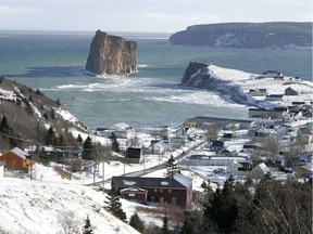 A scenic view of Percé, in the Gaspé region: "English-speaking Gaspesians are active participants in the collective life of the region. This inclusion is built on recognition, acknowledgement and respect," R. Bruce Wafer writes.