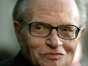 FILE PHOTO: Talk show host Larry King attends a party to celebrate his 20 years with CNN in Beverly Hills, U.S., October 6, 2005. REUTERS/File Photo