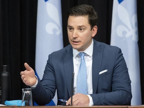 Simon Jolin-Barrette, Quebec's minister responsible for the French language, has floated the idea of limiting public services to the “historic" anglophone community.