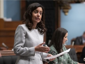 “I will leave the definition of the historic (anglophone) community to the CAQ,” said Quebec Liberal leader Dominique Anglade. "We have been speculating for months on a government bill we have not seen.”