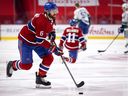Former Canadien Shea Weber apologizes for leaving Montreal so quietly 6 Montreal Canadiens defenceman Shea Weber takes part in the pre-game skate before facing the Vancouver Canucks in Montreal on Feb. 1, 2021.