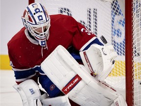 Canadiens goalie Jake allen made 36 saves in Tuesday night’s 5-3 win over the Vancouver Canucks, improving his record to 3-1-0 with a 2.02 goals-against average and a .930 save percentage.