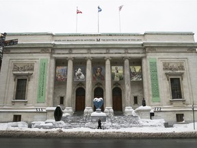 The Montreal Museum of fine arts on Wednesday Feb. 3, 2021.