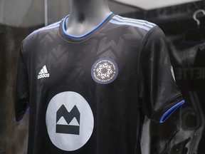Club de Foot Montréal unveiled the club's primary jersey for the 2021 season on Feb. 18, 2021, after the Major League Soccer team, formerly known as the Impact, rebranded this year.