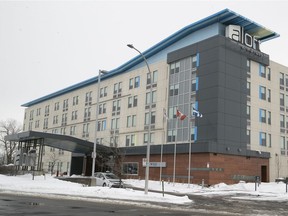 At the Aloft Montreal Airport hotel, employees will escort quarantine guests when they leave their rooms.