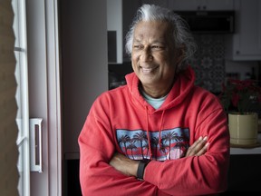 “From the moment I first laid my eyes on it, I wanted it. In my mind, it had something that was going to live forever,” says Krishna Blake of his Apple I original. He is seen in Montreal on Monday, Feb. 22, 2021.
