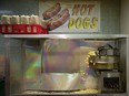 Popcorn maker at Dollar Cinema in Decarie Square in Montreal on Nov. 24, 2014.