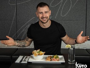 Tomas Tatar promotes some tartare (this works better if you read the caption out loud).
