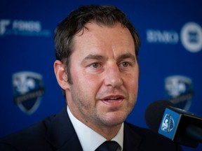 Olivier Renard of the Club de Foot Montréal, seen in a 2019 photo, has plans to transform the team.