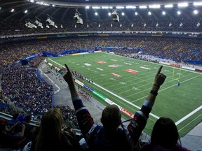 The Montreal Alouettes host the Toronto Argonauts at the CFL Eastern final at Olympic Stadium in Montreal, on Sunday, November 21, 2010.