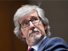 Canada's Privacy Commissioner Daniel Therrien waits to appear before The International Grand Committee on Big Data, Privacy and Democracy in Ottawa, Tuesday, May 28, 2019. The federal privacy watchdog and three of his provincial counterparts will jointly investigate Canadian use of facial-recognition technology supplied by U.S. firm Clearview AI.