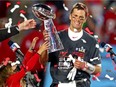 Quarterback Tom Brady won his record seventh Super Bowl Sunday night and was named MVP for the fifth time when he led the Tampa Bay Buccaneers to a 31-9 victory over the Kansas City Chiefs.