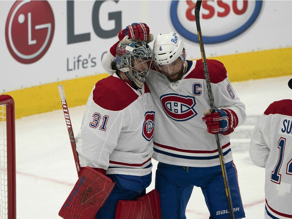 TSN on X: The Montreal Canadiens come back from being down 3-1 in the  series to beat the Toronto Maple Leafs in Game 7!   / X