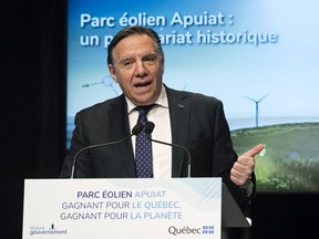 Apuiat will be "a win for the Innu community, a win for Quebec and a win for the planet, because we are talking about clean energy," Quebec Premier François Legault said.