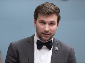 Québec solidaire co-spokesperson Gabriel Nadeau-Dubois wrote he fears being in politics will make it hard to be as present as he'd like to be for his son or daughter,