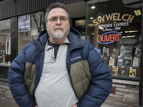 Projet Montréal councillor Richard Ryan has lived in the Mile End for 35 years and currently lives just around the corner from the S.W. Welch bookstore, which will probably have to move because of a huge hike in rent..
