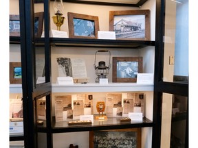 At a cost of about $14,000, a new display cabinet aims to showcase St-Lazare's heritage.