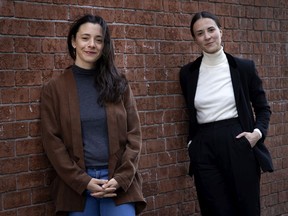 “There’s room to develop new cinema venues in different neighbourhoods which are very poorly serviced," says Roxanne Sayegh, left, who is launching Cinéma Public with Aude Renaud-Lorrain.