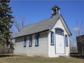 The Morin Chapel, a Pointe-Claire heritage site, stands next to the Bayview long-term care centre.