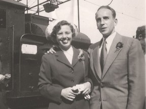 Margrit Rosenberg Stenge and Steven Stenge in Norway in 1951, the year the couple immigrated to Canada and settled in Montreal. Photo courtesy of the Azrieli Foundation.
For schwartz story 0403 extra shoah.