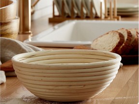Make bakery-worthy breads with an iconic proofing bowl. Natural Rattan Bread Proofing Basket, $20, Simons.ca